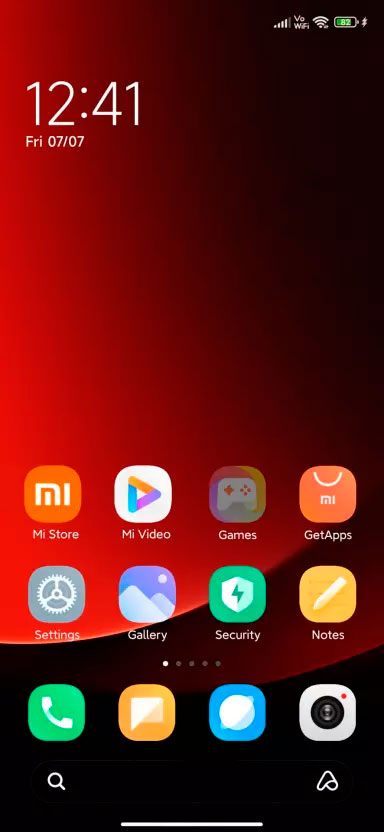 Овальные иконки приложений в MIUI 15