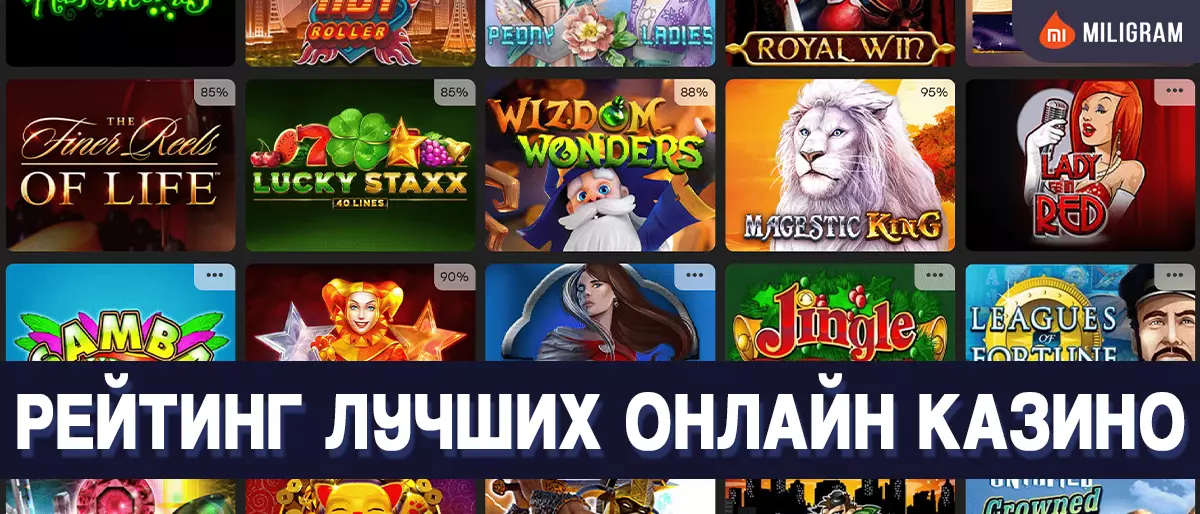 Рейтинг лучших онлайн казино