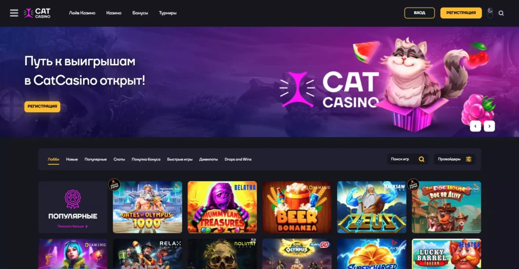 Cat Casino официальный сайт